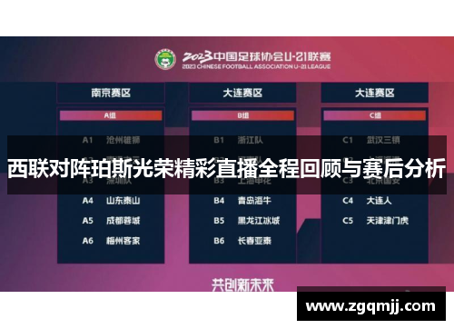 西联对阵珀斯光荣精彩直播全程回顾与赛后分析